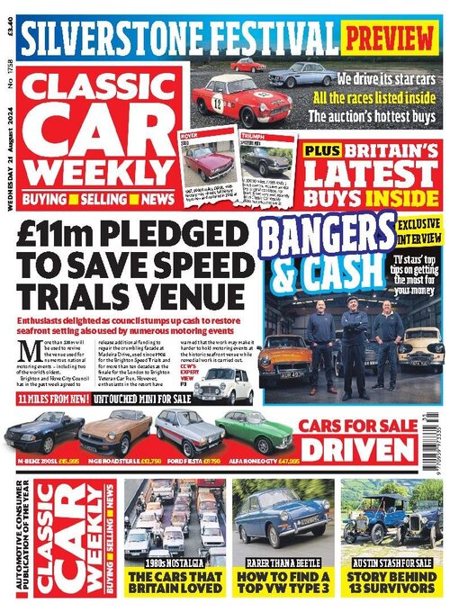 Title details for Classic Car Weekly by H BAUER PUBLISHING LIMITED - Available